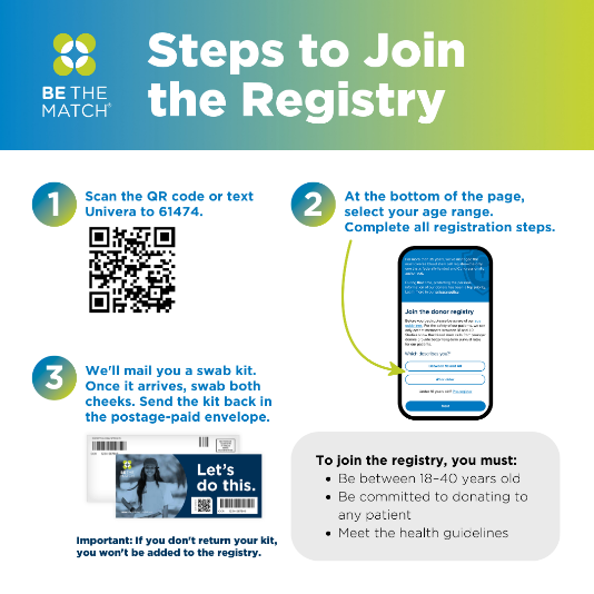 Join the Movement Help Grow the Blood Stem Cell Donor Registry