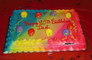 turning 80 cake