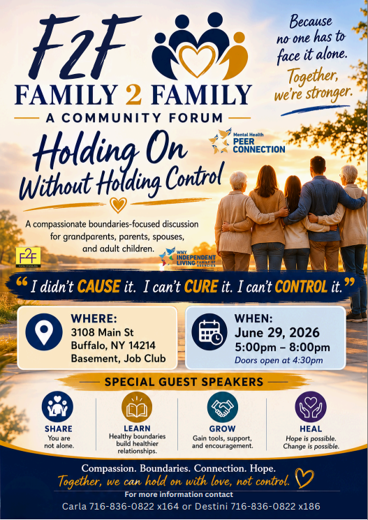 F2F Program to Host “Holding On Without Holding Control” Forum