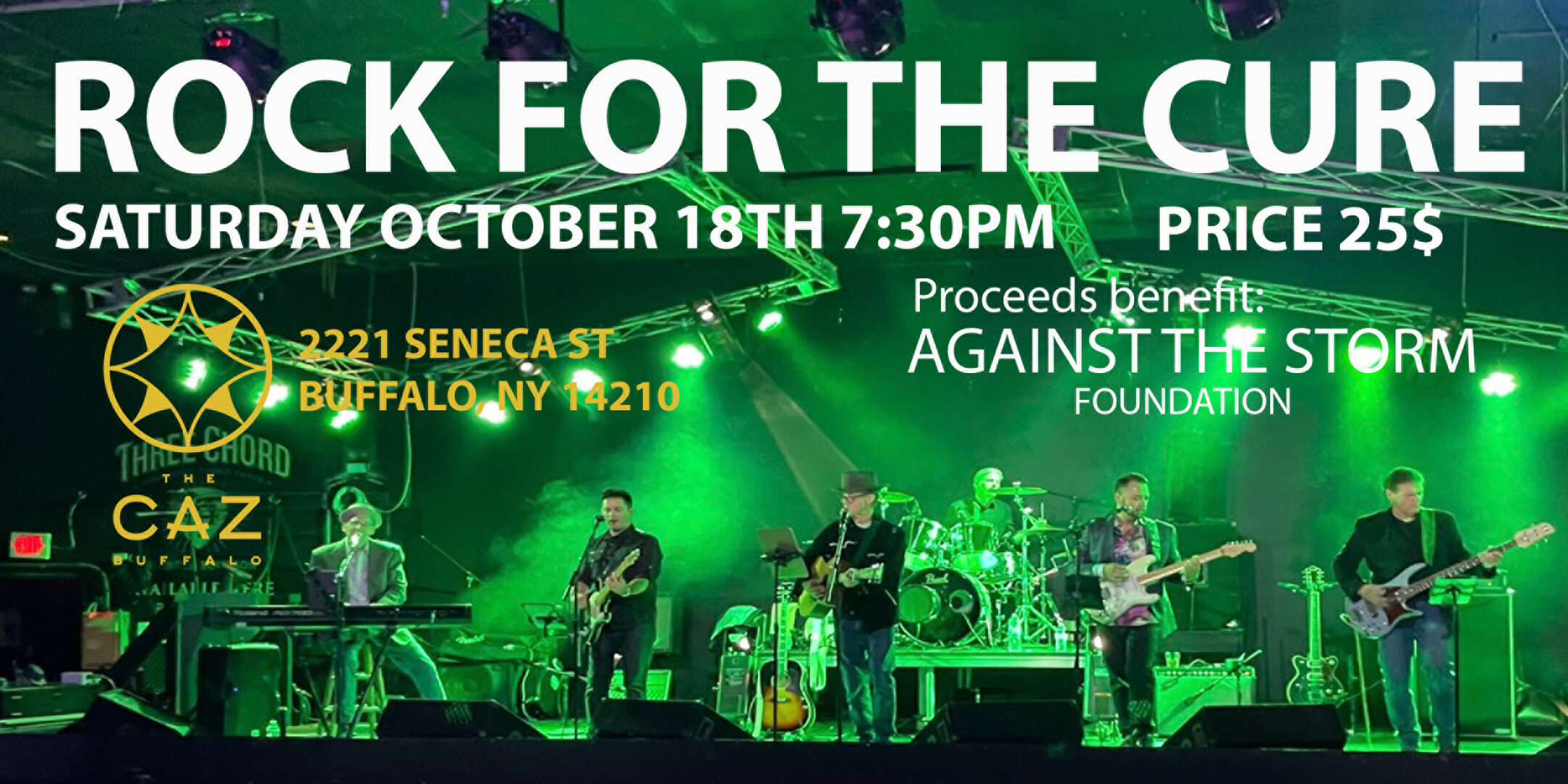 The Kensingtons to Headline 8th Annual “Rock for the Cure” at The Caz on Saturday, October 18