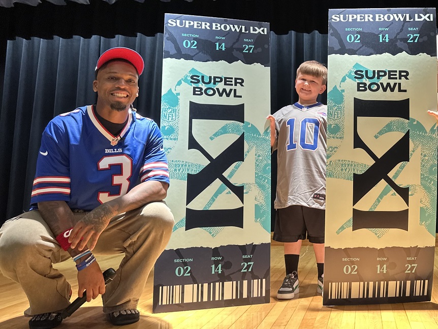 A Tonawanda Star Wins Two Tickets to Super Bowl LXI 