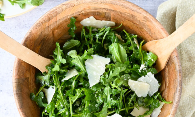 Arugula Salad With Lemon, Olive Oil, and Parmigiano-Reggiano