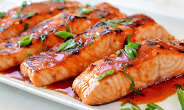 Broiled Salmon with Thai Sweet Chili Glaze Recipe