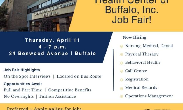 Community Health Center of Buffalo, Inc. Job Fair