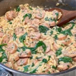 One Pan Orzo with Chicken Sausage Recipe