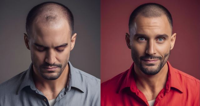 Hair Follicle Tattoo for Bald Men