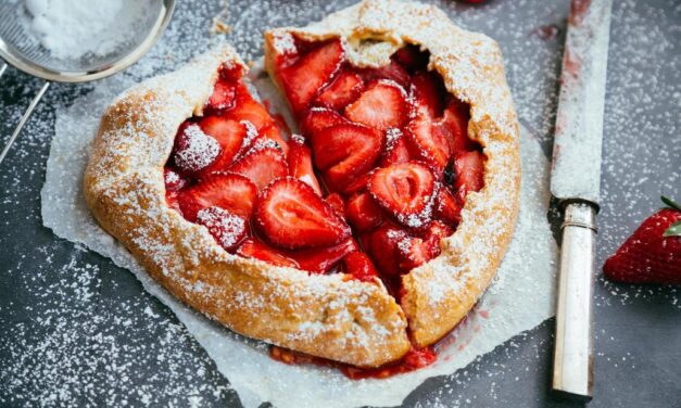 Heart-Shaped Strawberry Galette Recipe