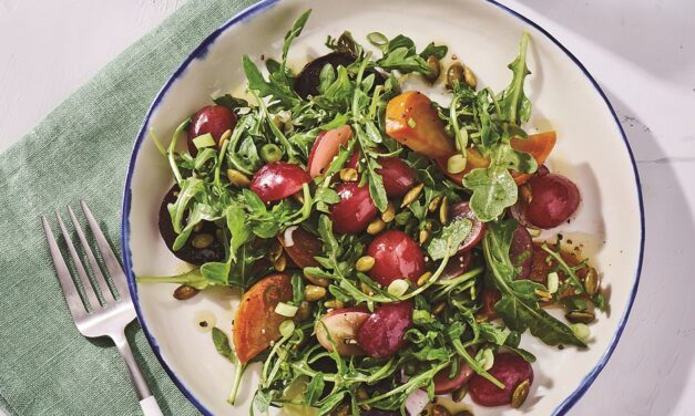 Lemony California Grape and Beet Salad Recipe