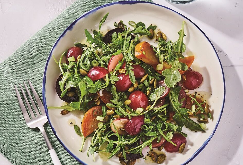 Lemony California Grape and Beet Salad Recipe