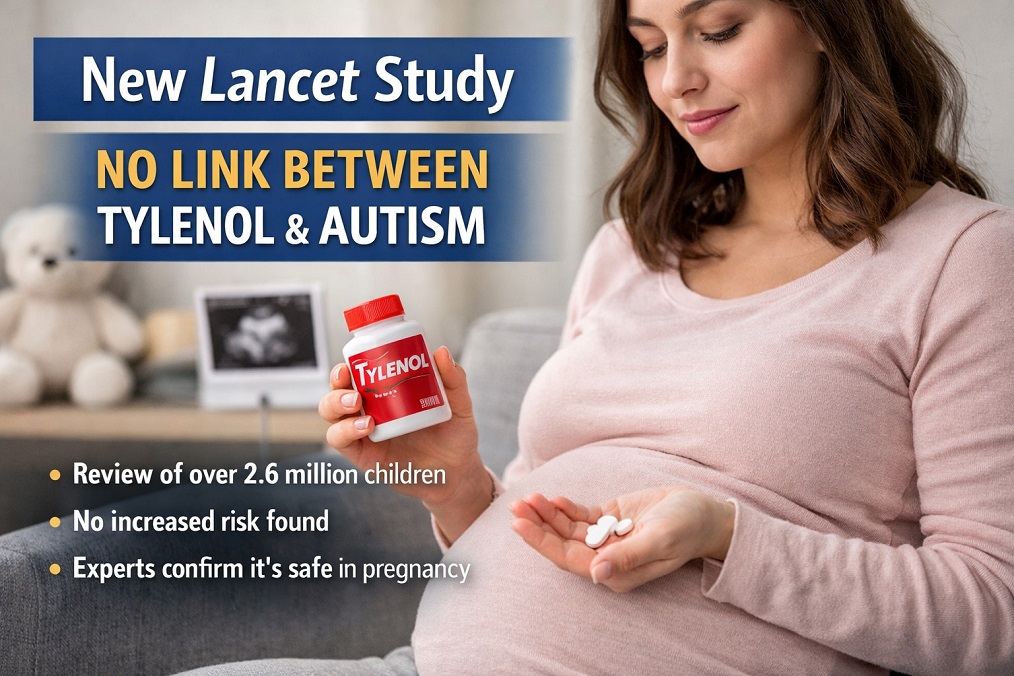 Major Lancet Study Finds No Link Between Tylenol and Autism