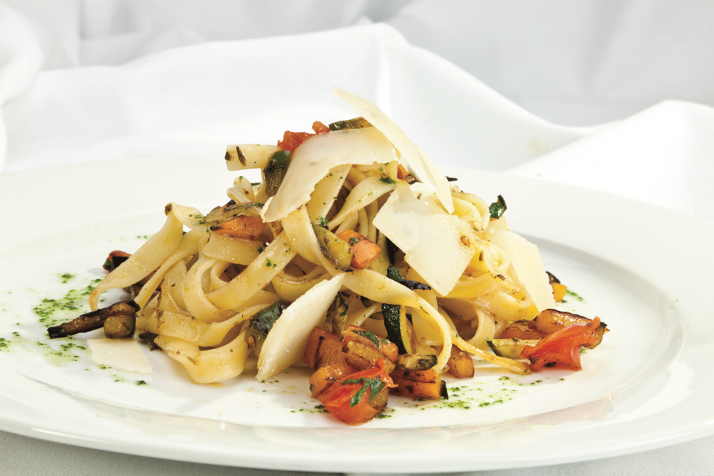 Pappardelle with Garden Vegetables Buffalo Healthy Living Magazine