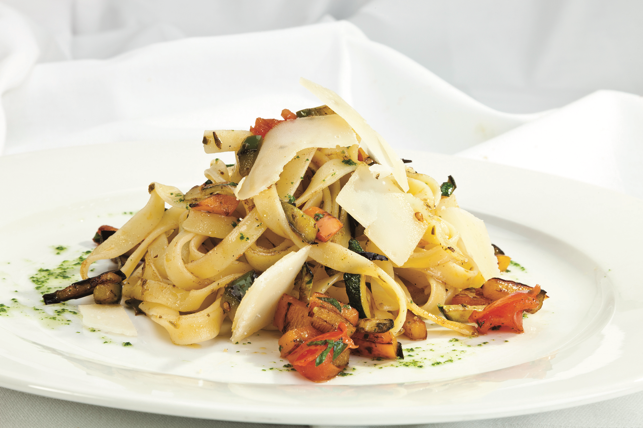Pappardelle with Garden Vegetables
