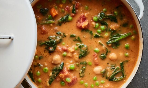 Smoky Chickpea, Red Lentil & Vegetable Soup