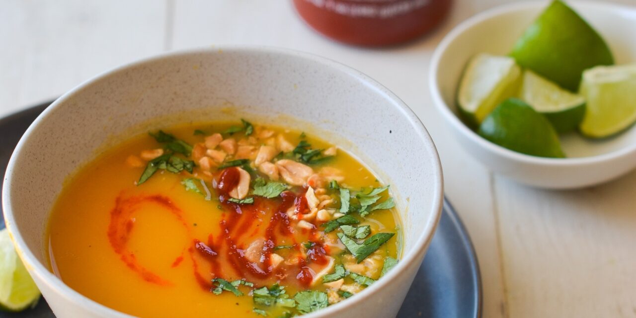 Thai-Inspired Butternut Squash Soup with Coconut Milk Recipe