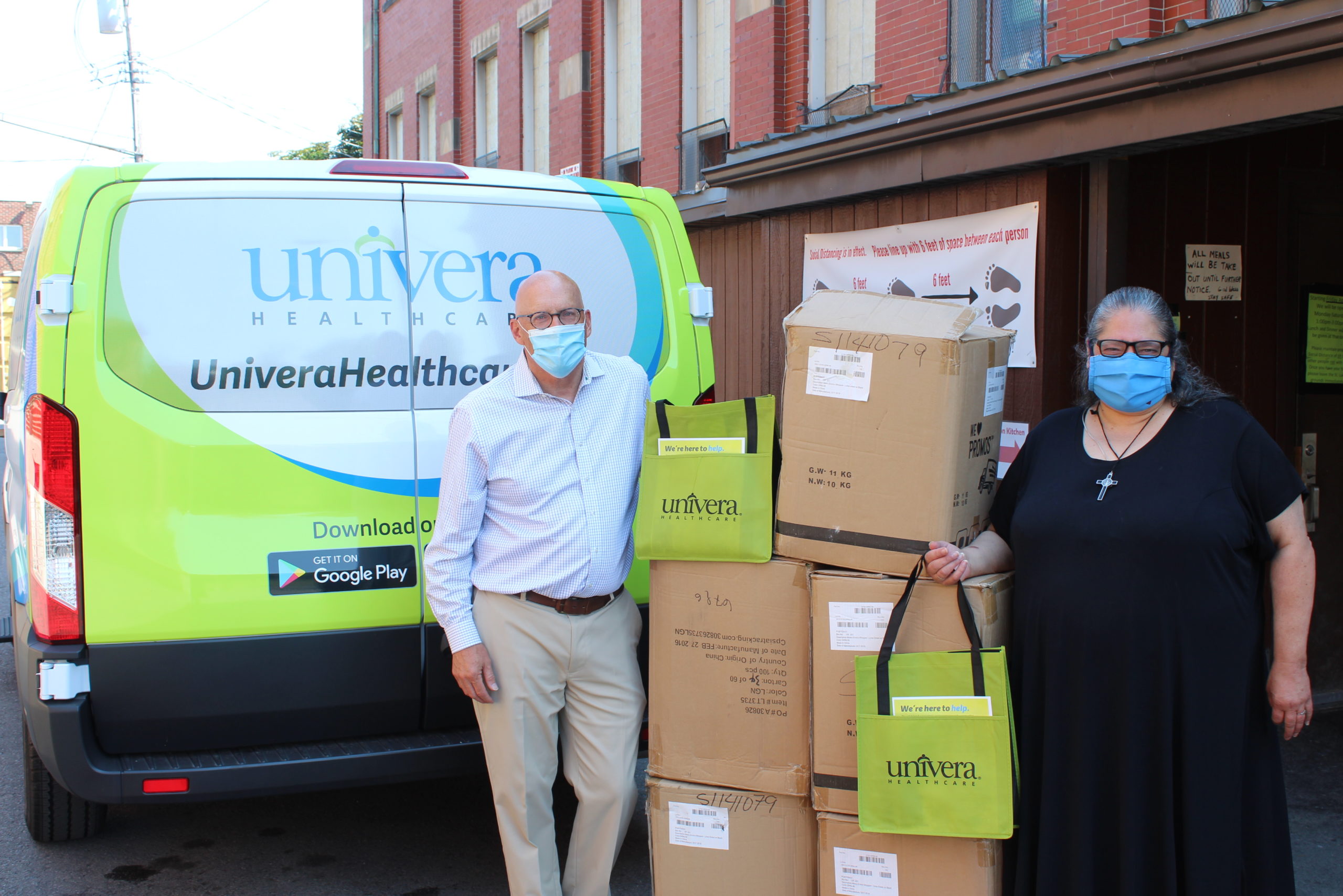 Univera’s COVID-19 Response Includes Donations to Food Banks
