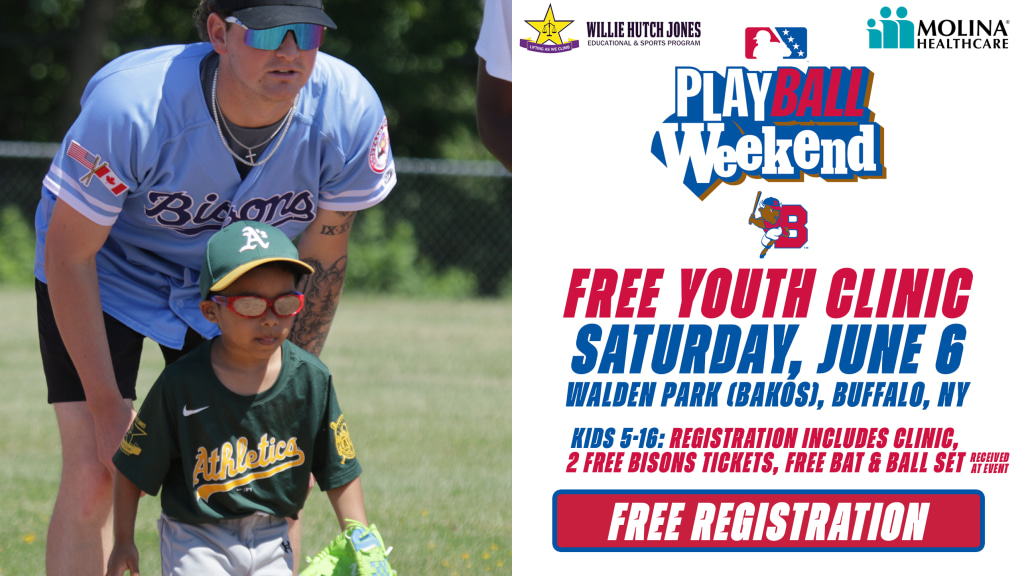 5th Annual MLB Play Ball Weekend Youth Clinic Returns to Buffalo