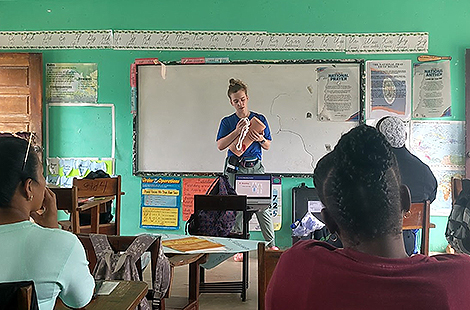 UB Medical Students Teach Belizean Farmers ‘Stop the Bleed’ Techniques