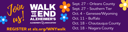 Alzheimer’s Association Invites Buffalo & Erie Residents to 2025 Walk to End Alzheimer’s