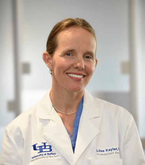 ECMC Transplant Program Director Dr. Liise Kayler selected for Top Clinical Research Achievement Award