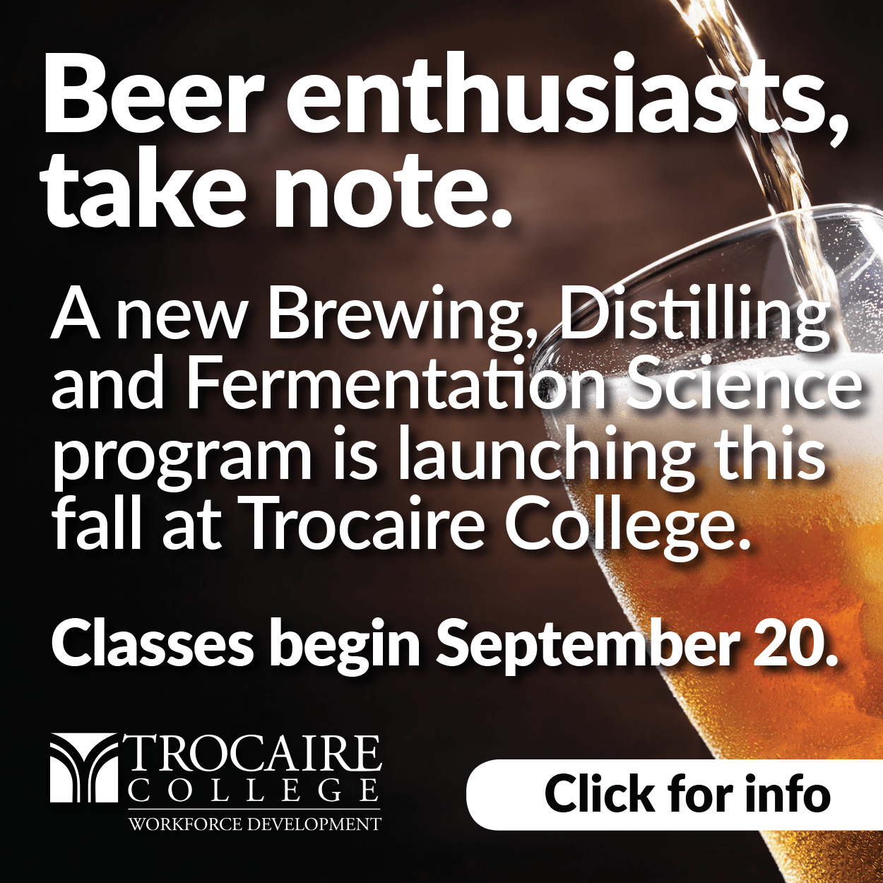 Trocaire College Launches Brewing, Distilling, and Fermentation Science Program